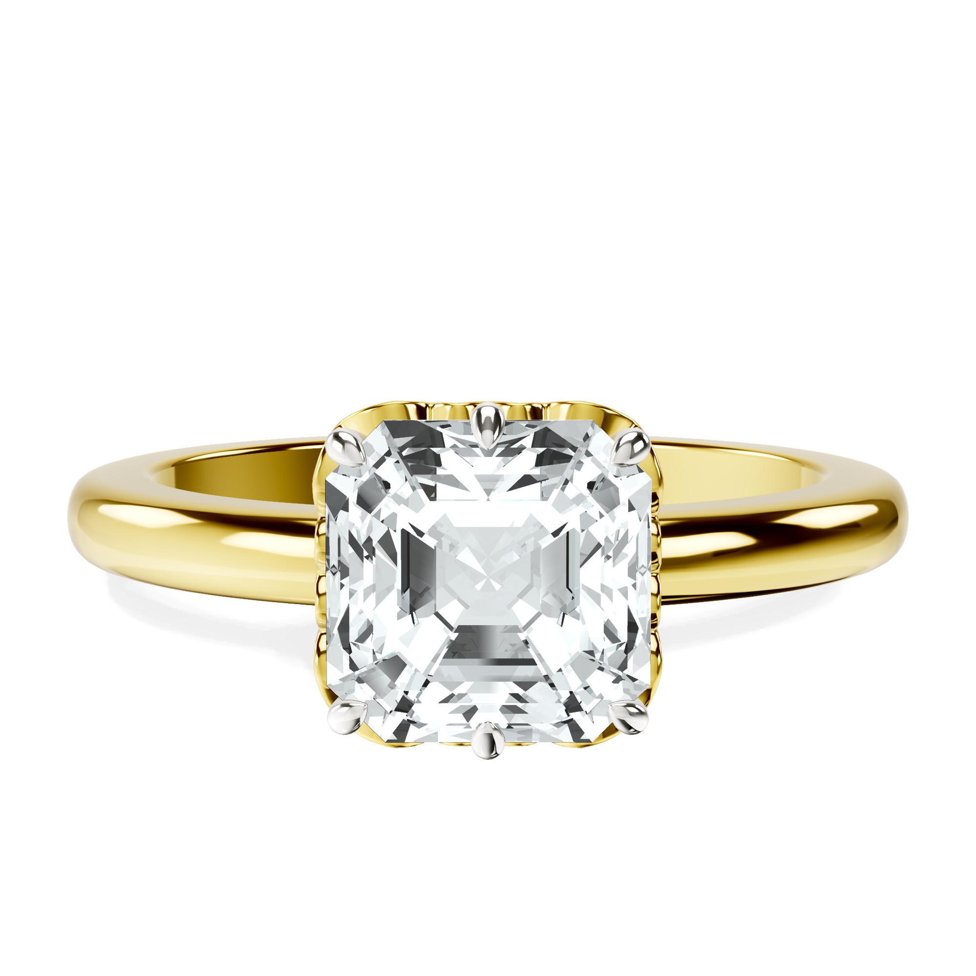 Malissa Solitaire Lab Diamond Ring front view