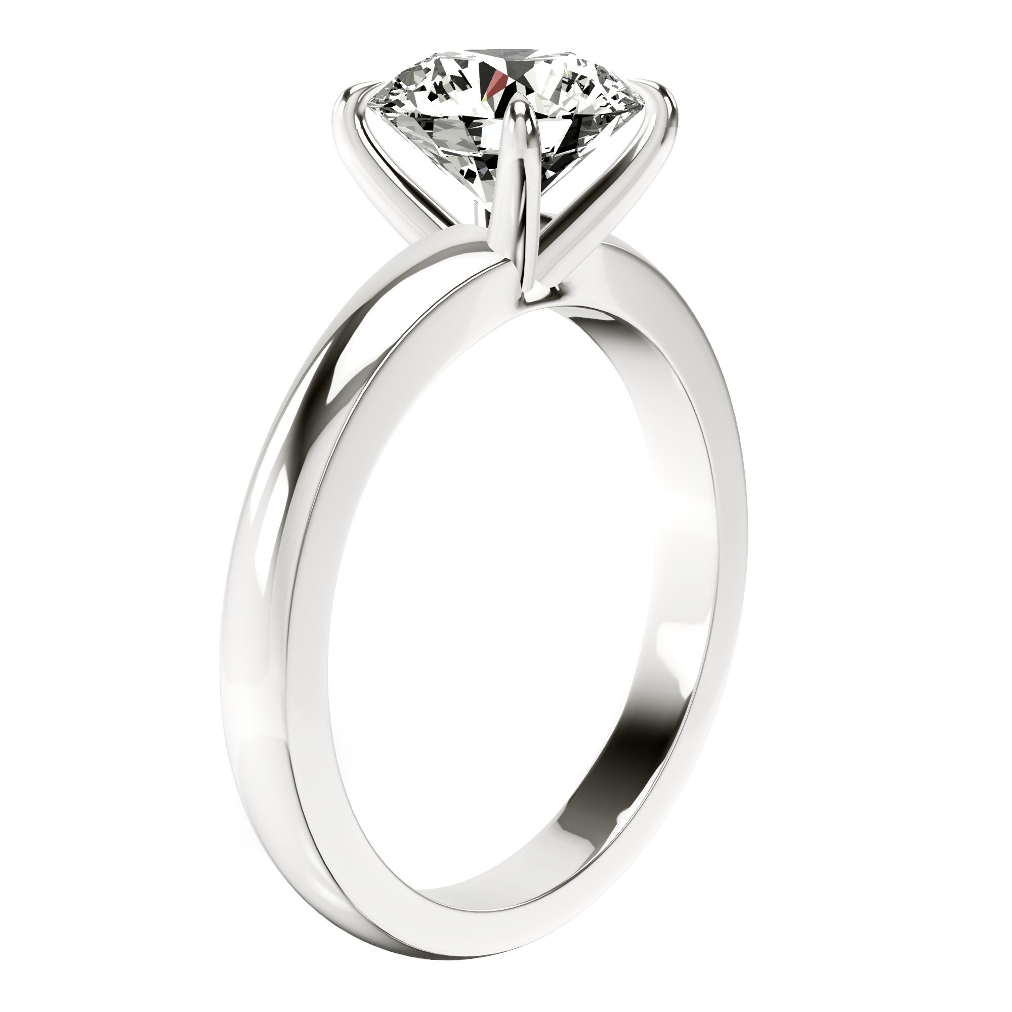 Arielle Solitaire Lab Diamond Ring top view