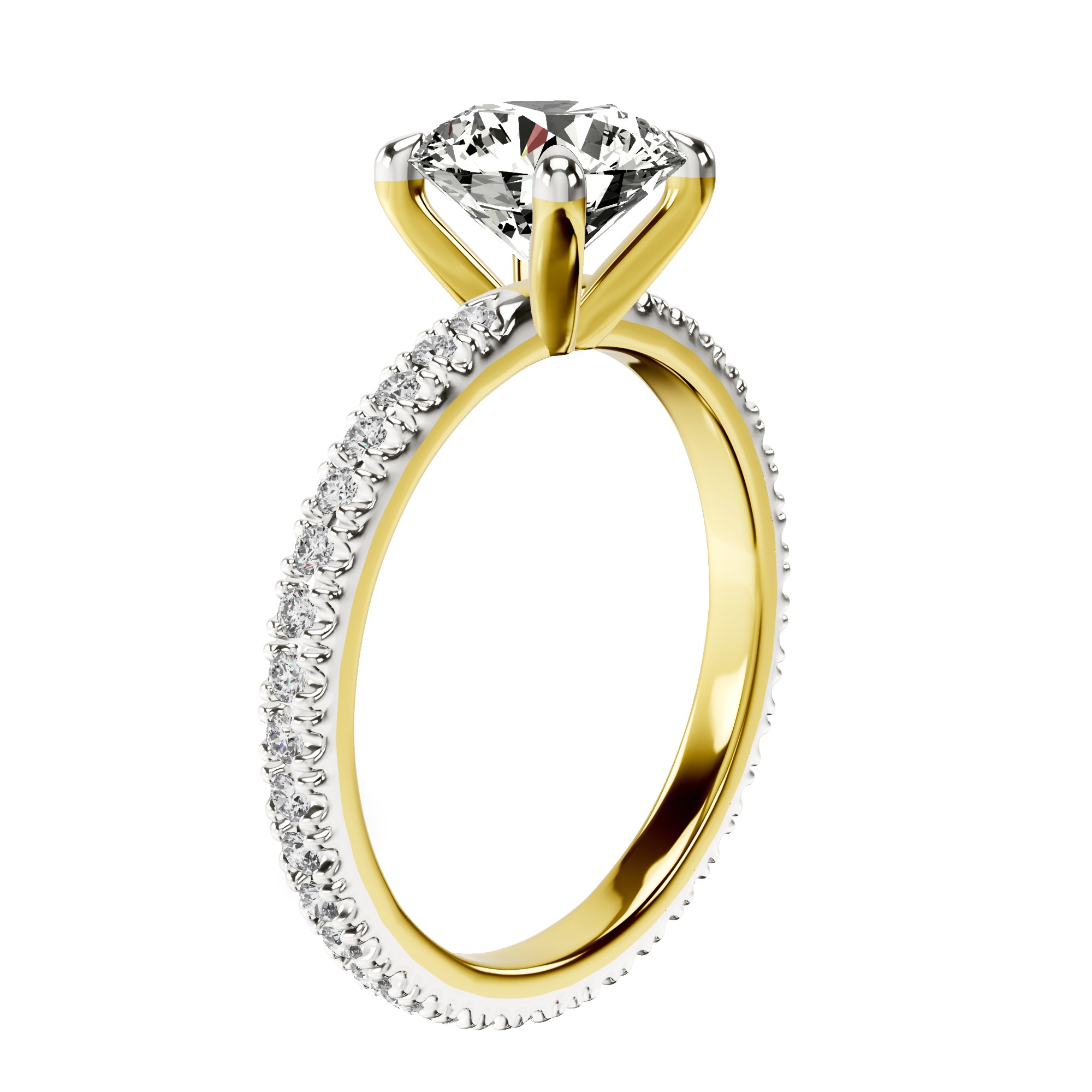 Claire Full Eternity Lab Diamond Ring top view
