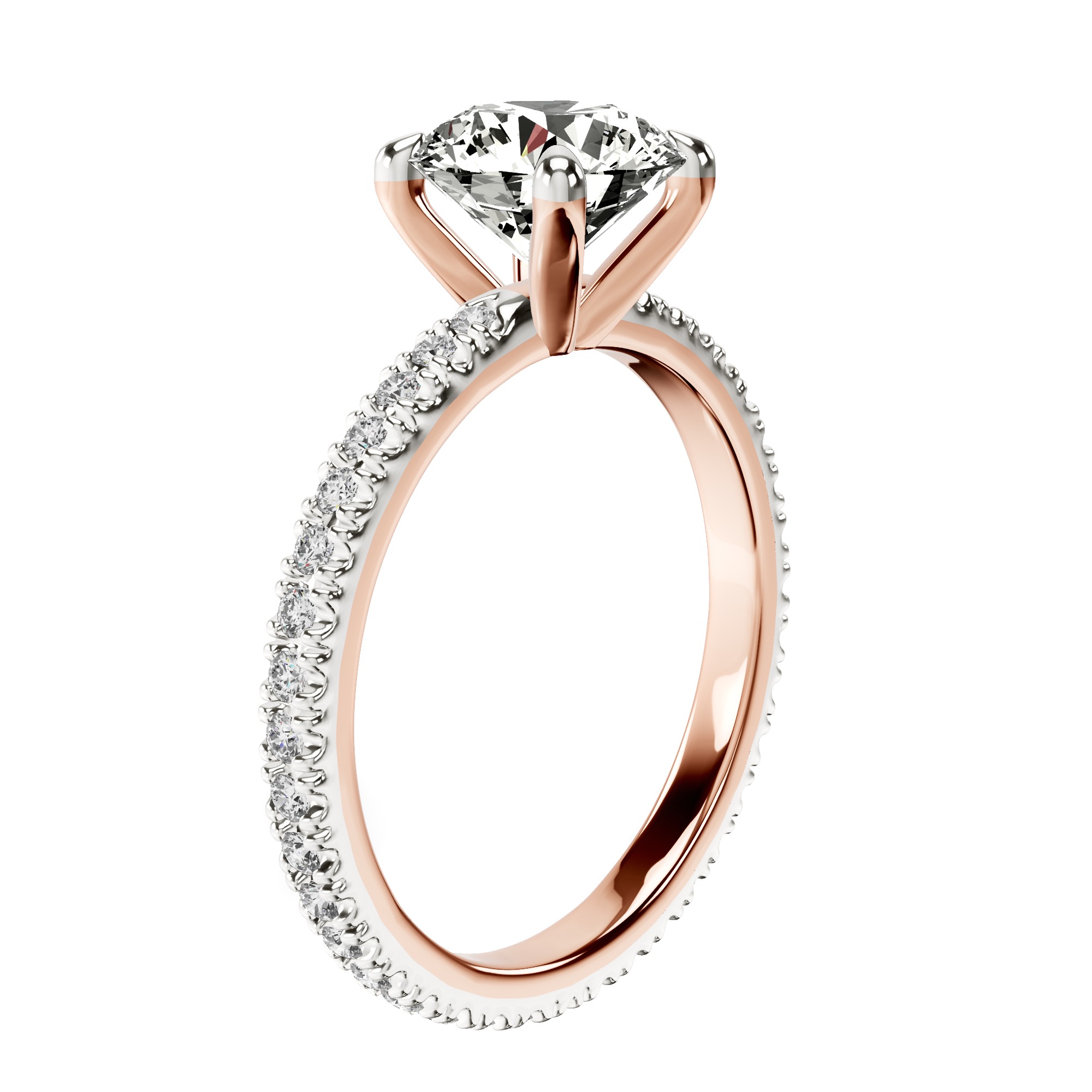 Claire Full Eternity Lab Diamond Ring top view