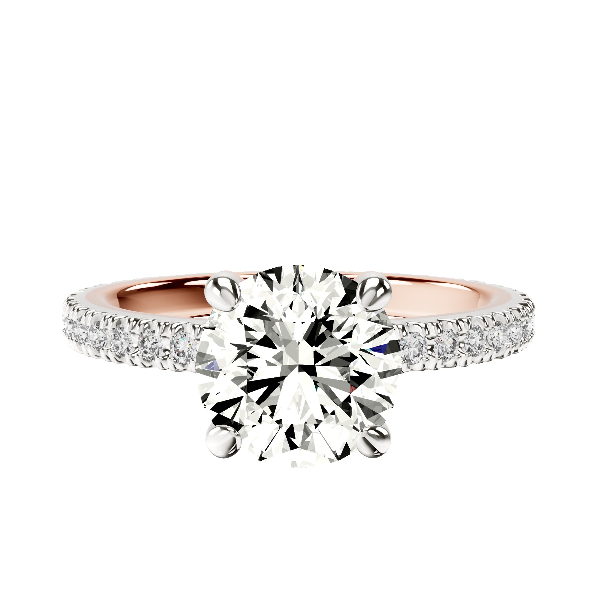 Claire Full Eternity Lab Diamond Ring front view