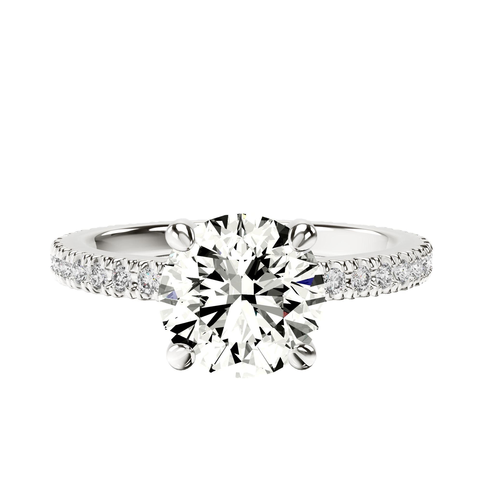 Claire Full Eternity Lab Diamond Ring front view