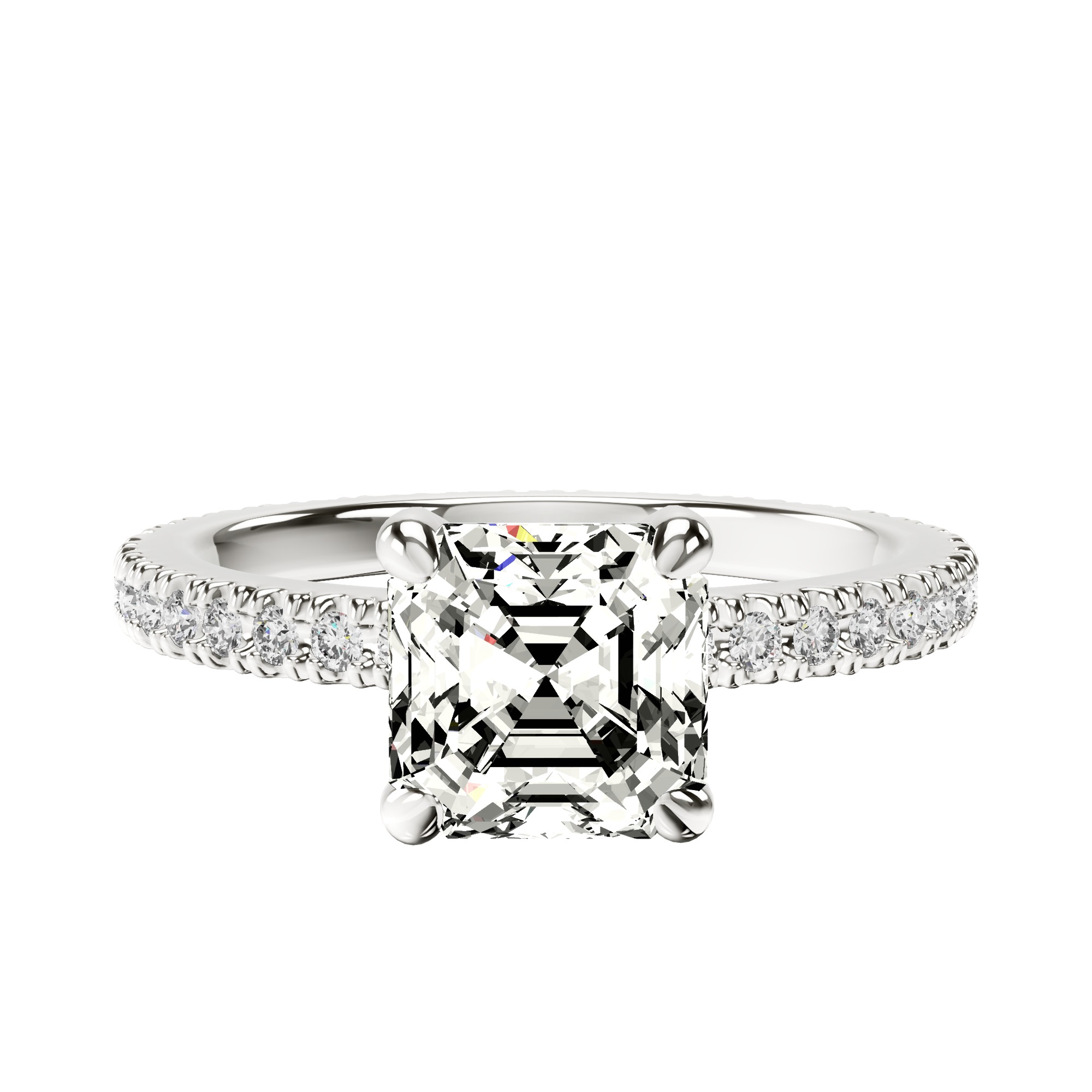 Claire Full Eternity Lab Diamond Ring front view