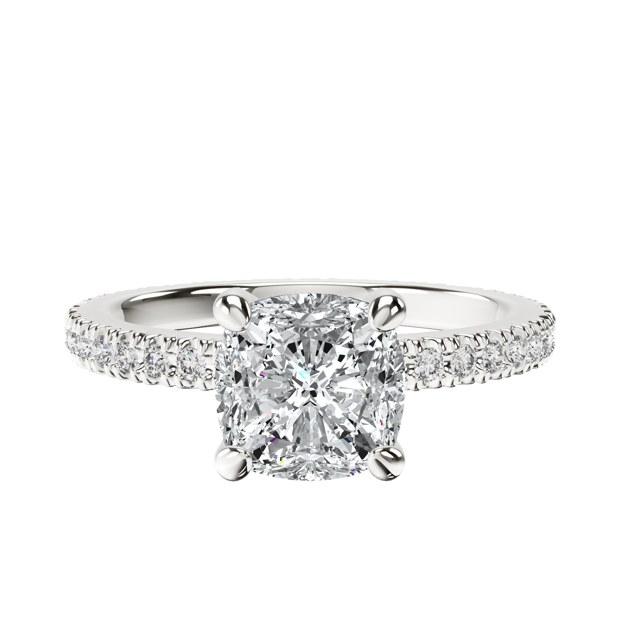 Claire Full Eternity Lab Diamond Ring front view