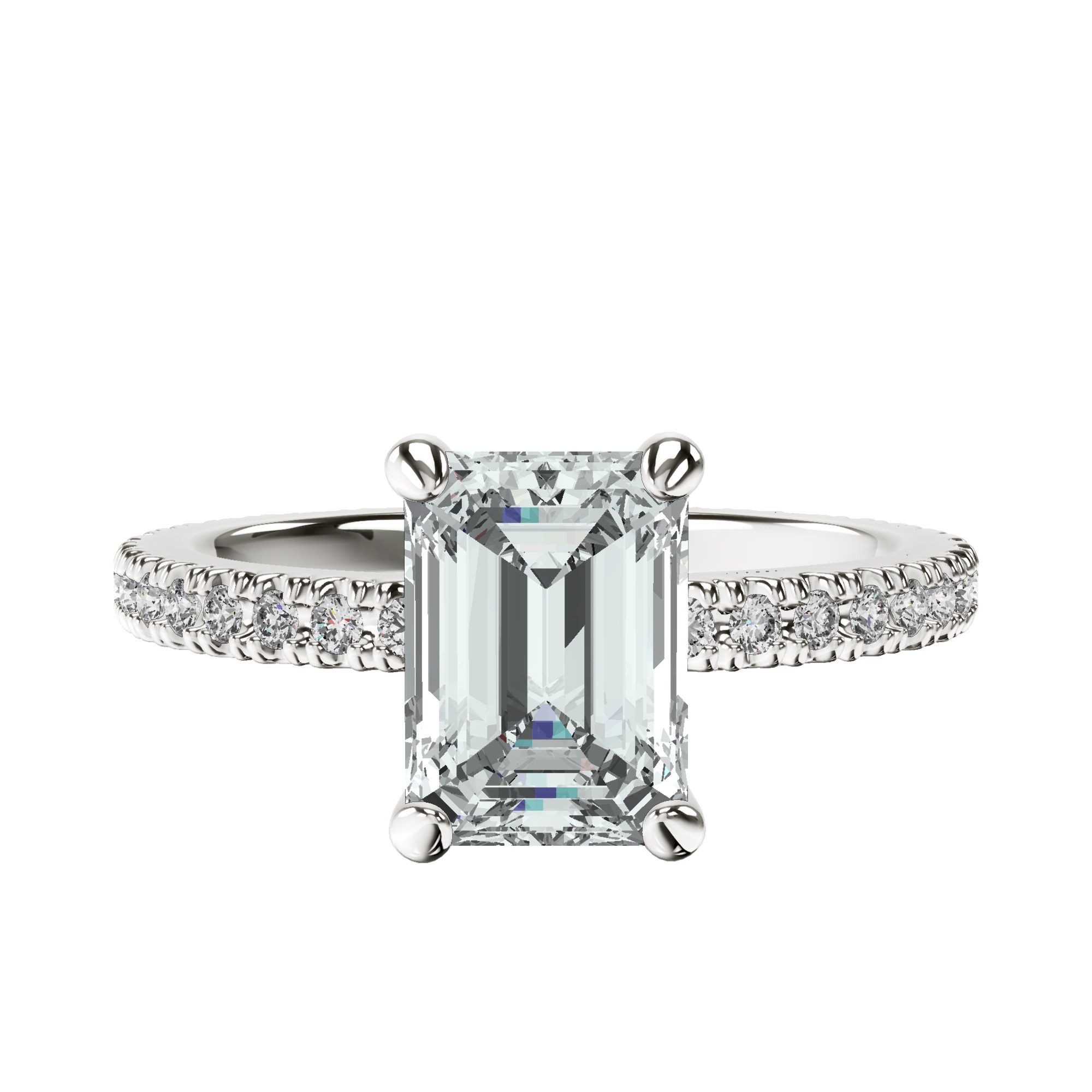 Claire Full Eternity Lab Diamond Ring front view