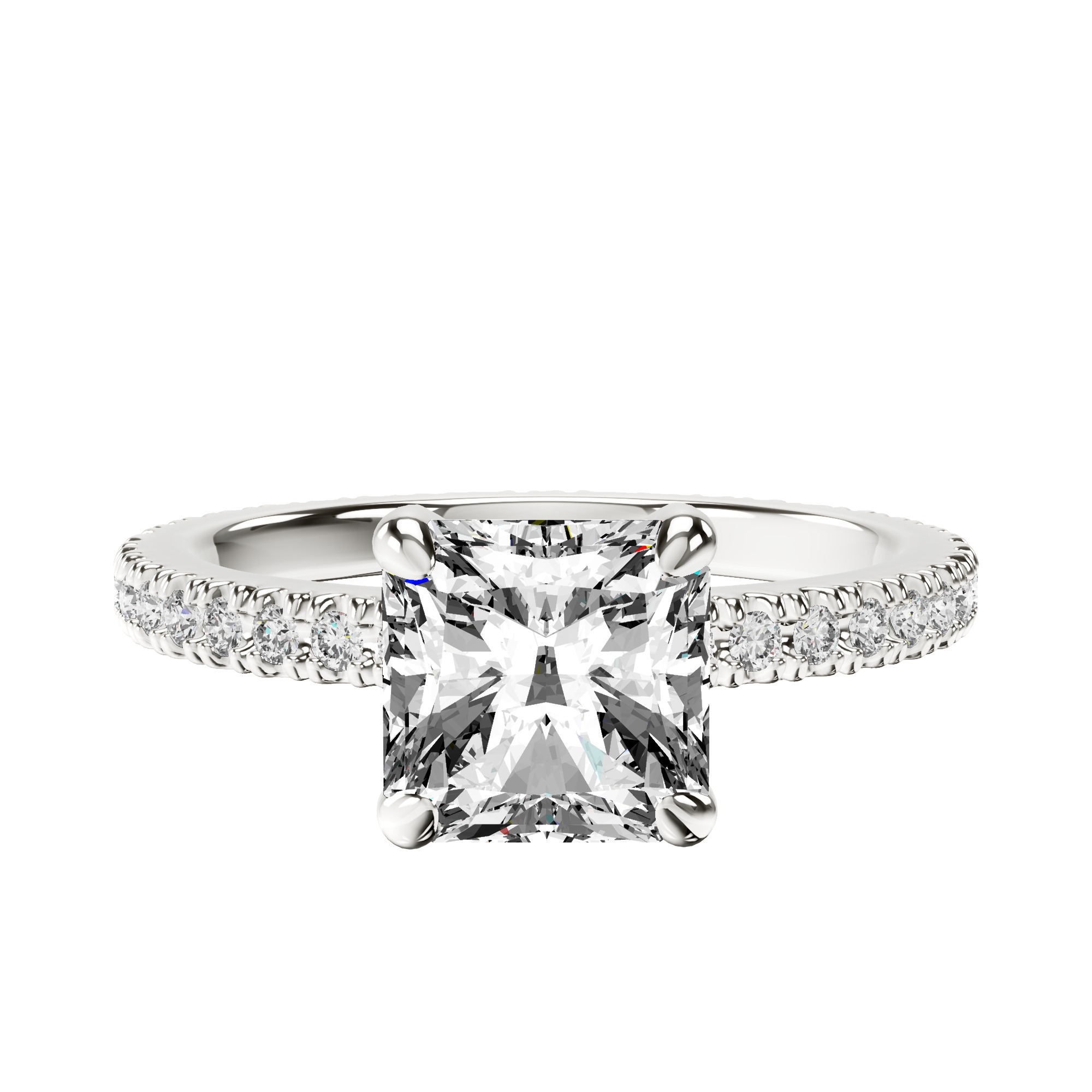 Claire Full Eternity Lab Diamond Ring front view