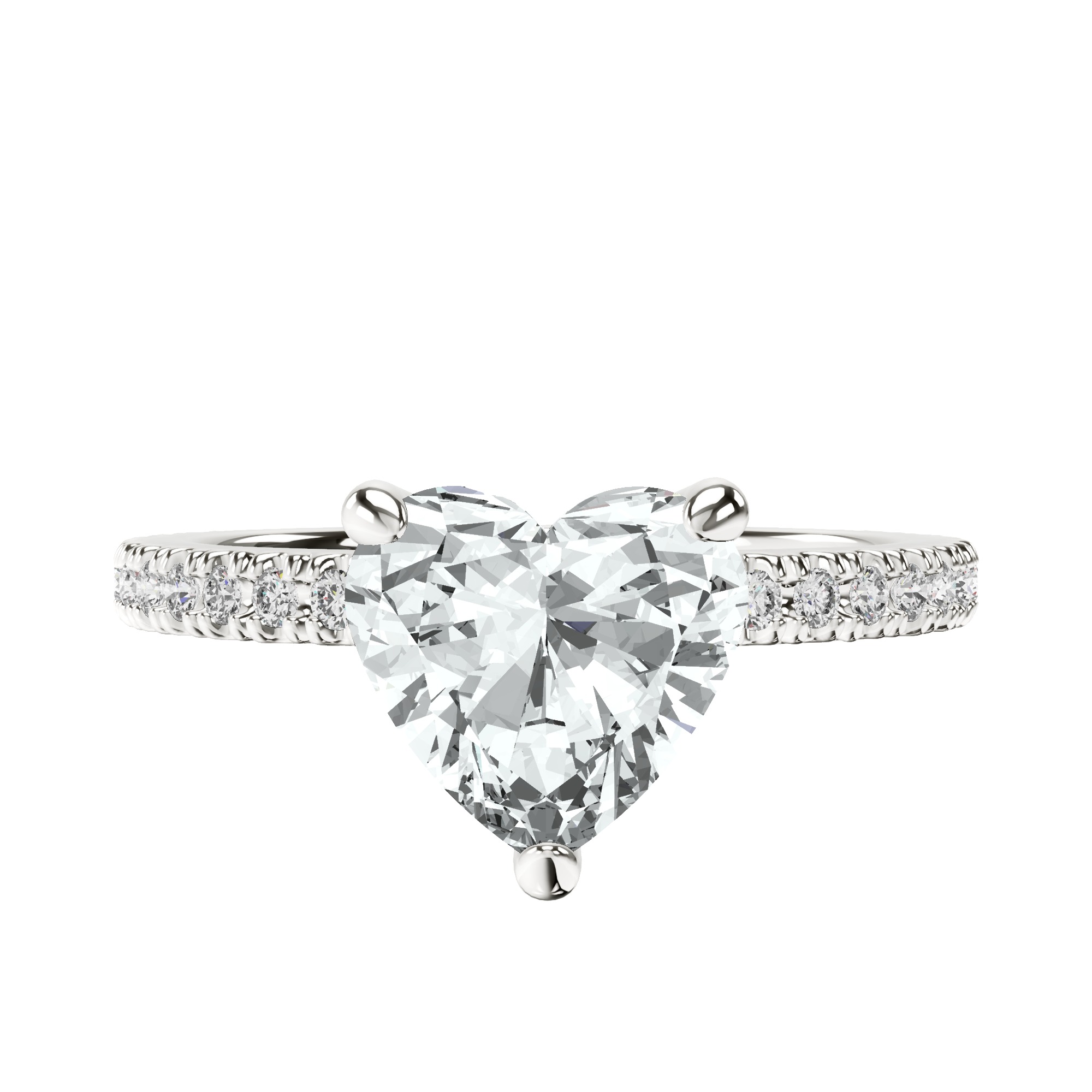 Claire Full Eternity Lab Diamond Ring front view