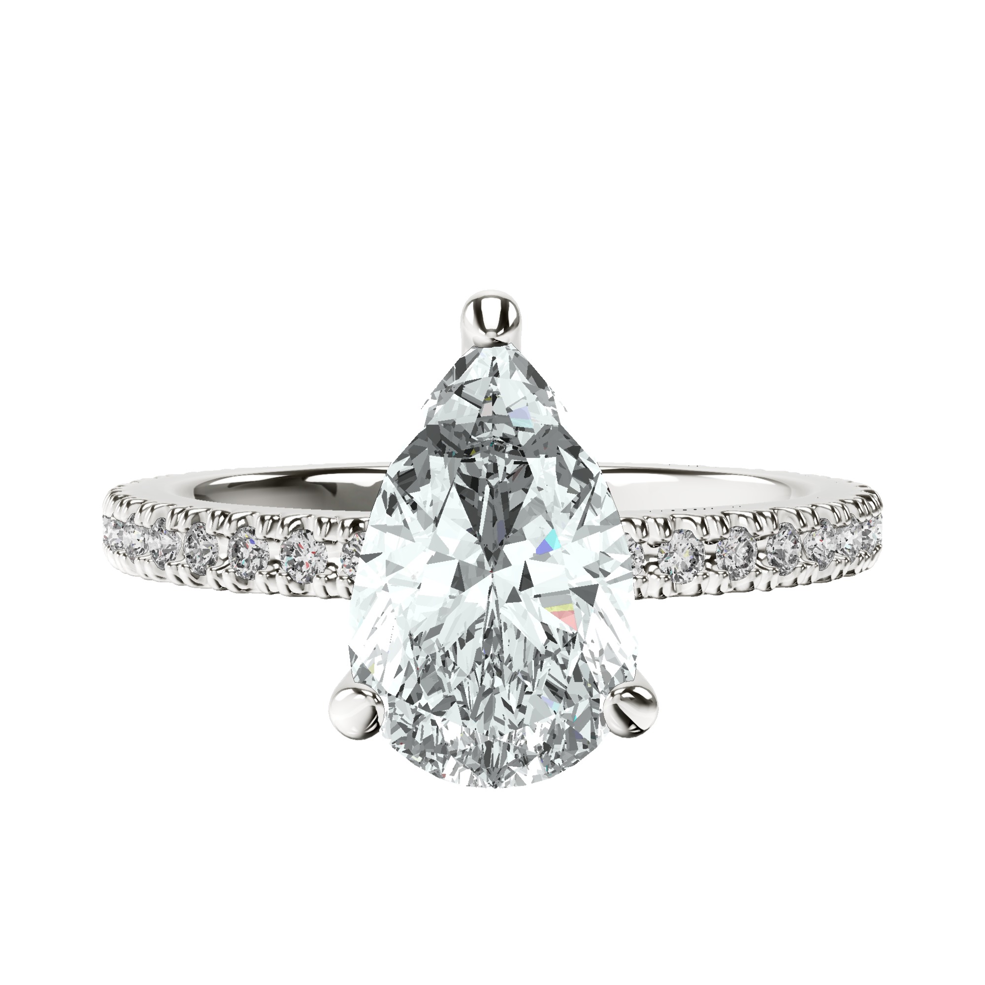 Claire Full Eternity Lab Diamond Ring front view