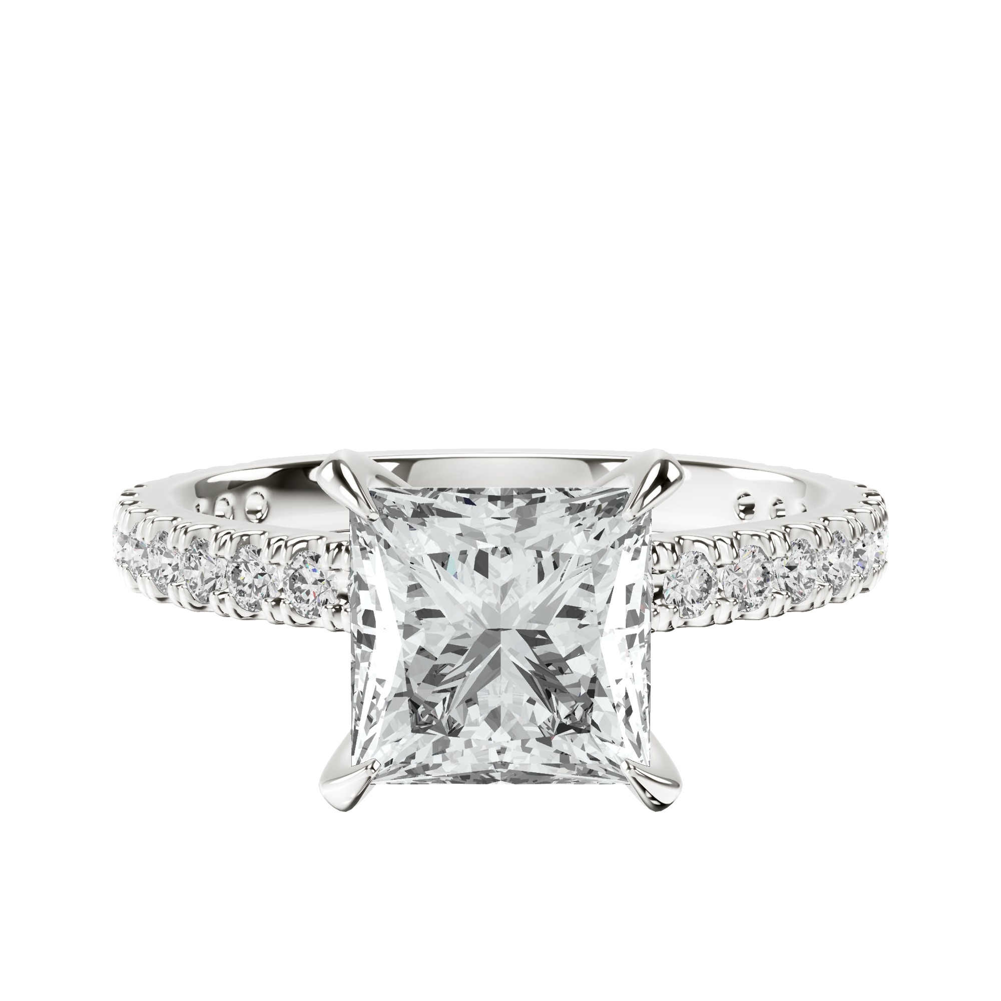 Myra Secret Halo Lab Diamond Ring