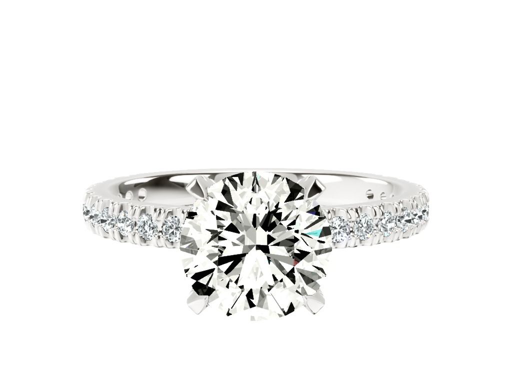 Kylie Eternity Lab Diamond Ring front view