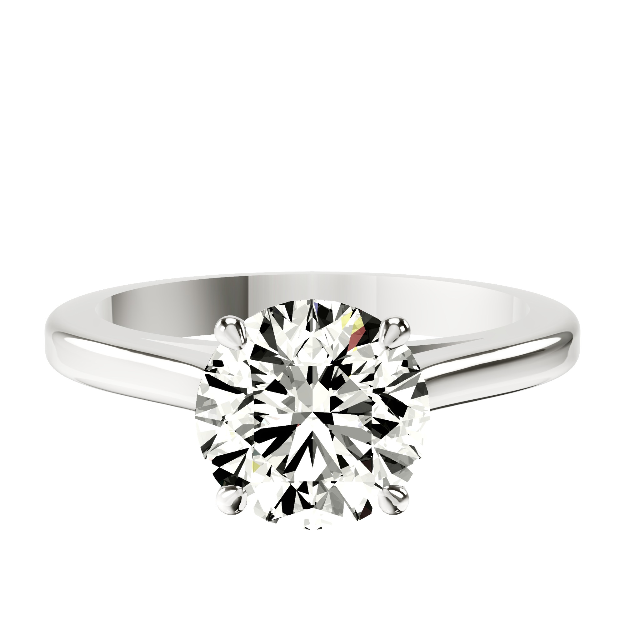 Siran Secret Halo Lab Diamond Ring front view