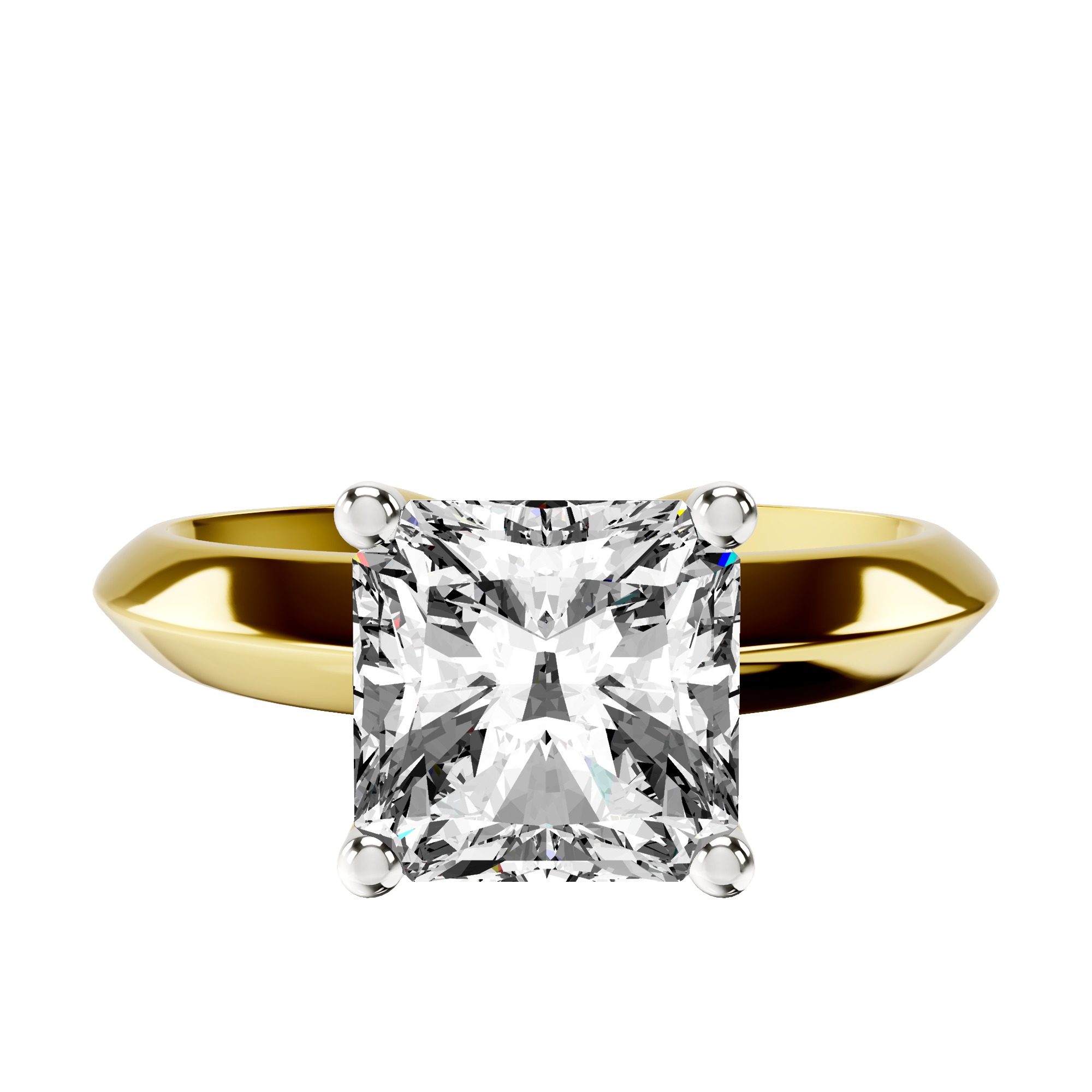 Eloise Solitaire Knife Edge Lab Diamond Ring