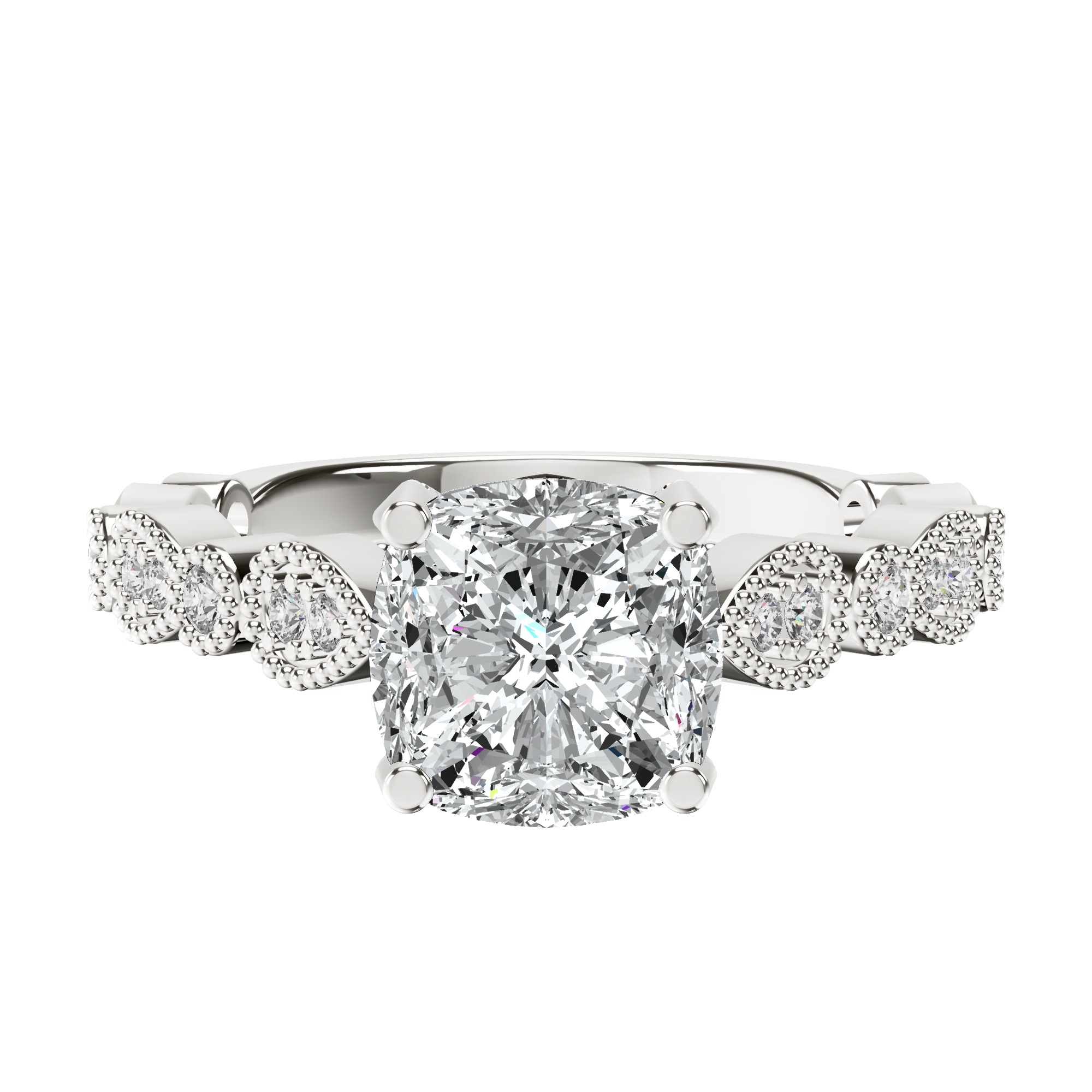 Filippa Milgrain Lab Diamond Ring