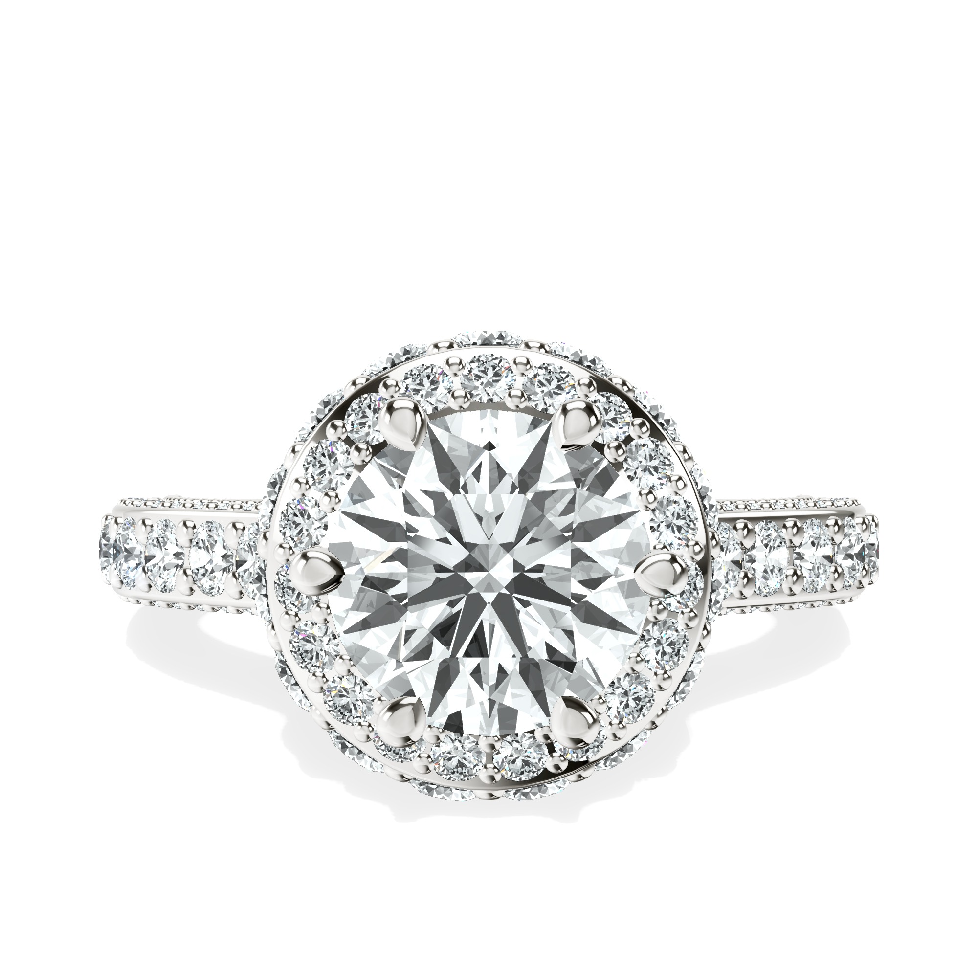 Luxoré Vintage Allure Lab Diamond Ring front view