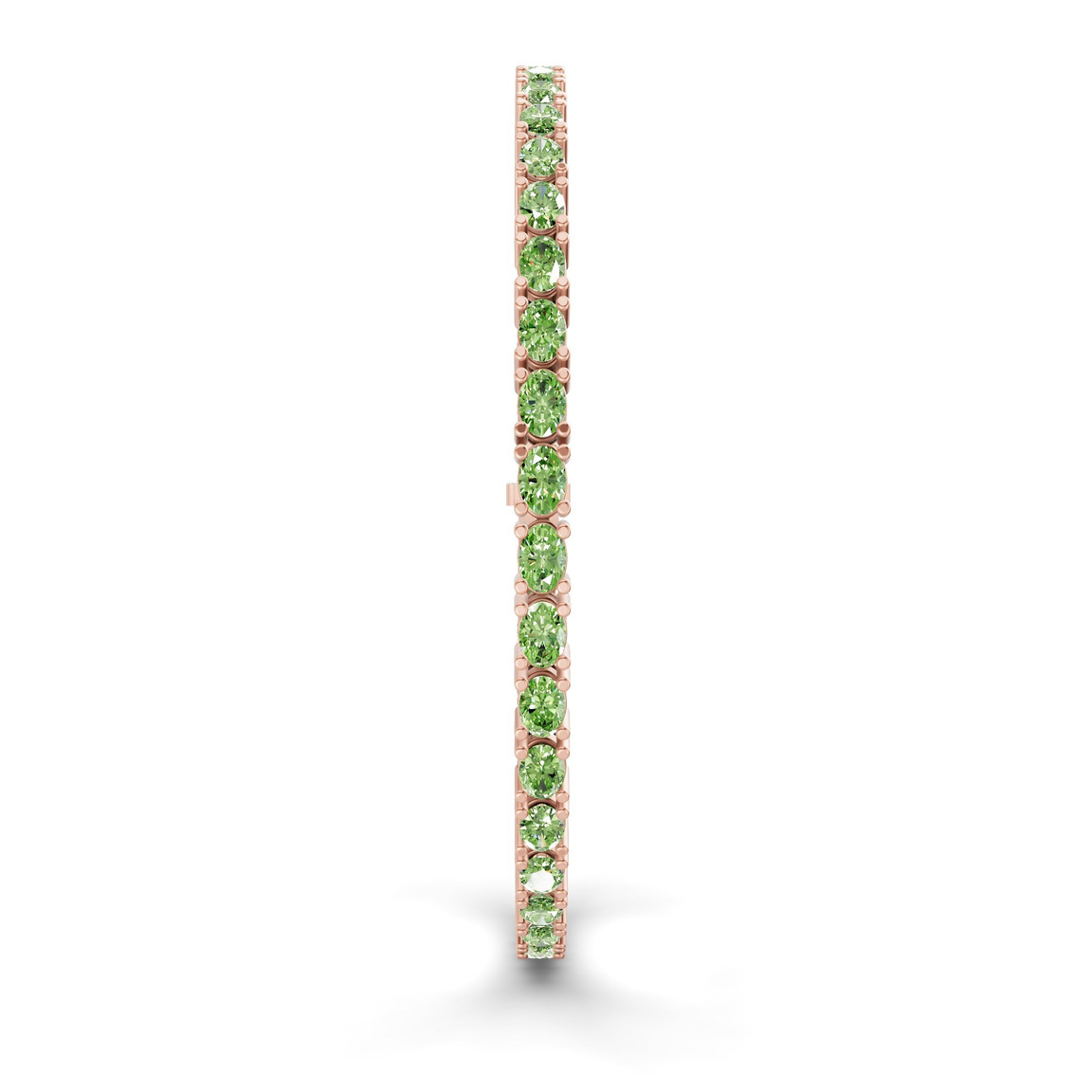 9ct Rose Gold Aldea Oval Lab Diamond Tennis Bracelet (20 Ct. Tw.) standing product image one