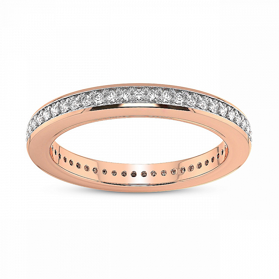 14ct Rose Gold Astra Wedding Band (1/4 Ct. Tw.) front image