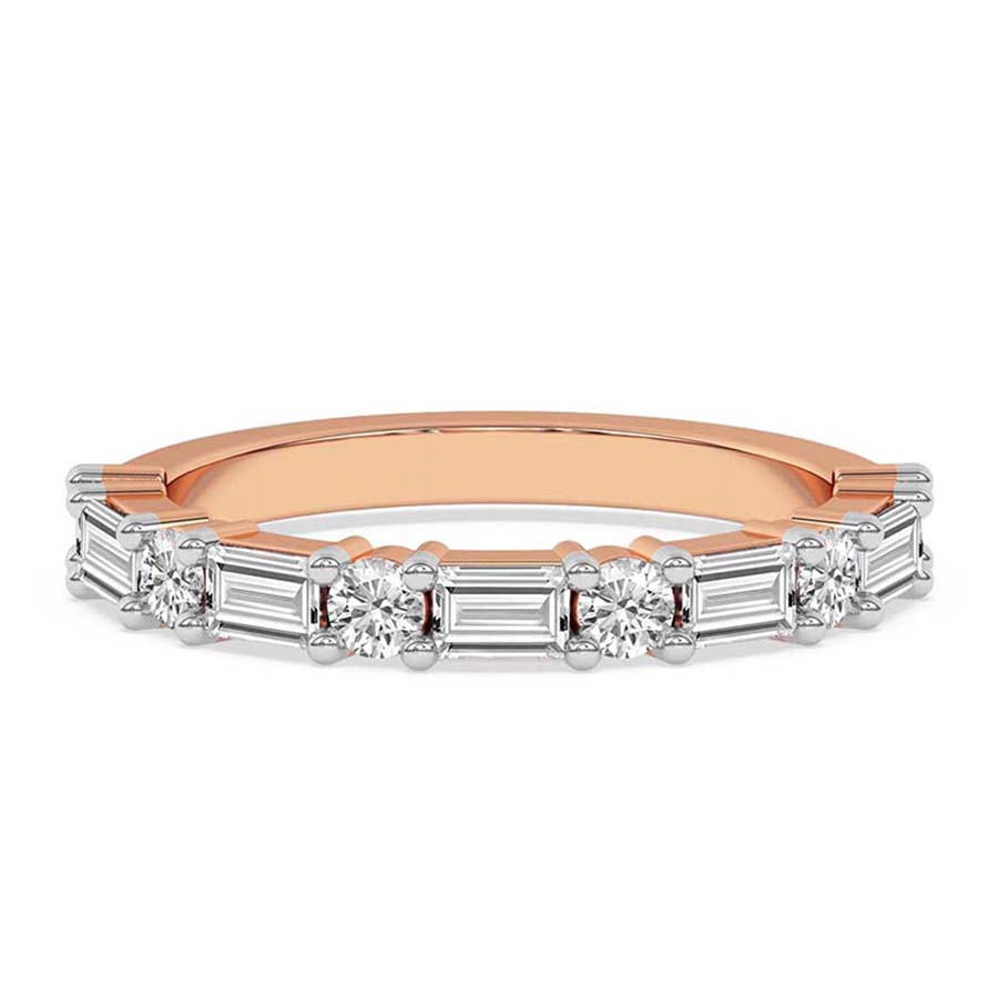 18ct Rose Gold Evoke Wedding Band (1 1/4 Ct. Tw.) front image