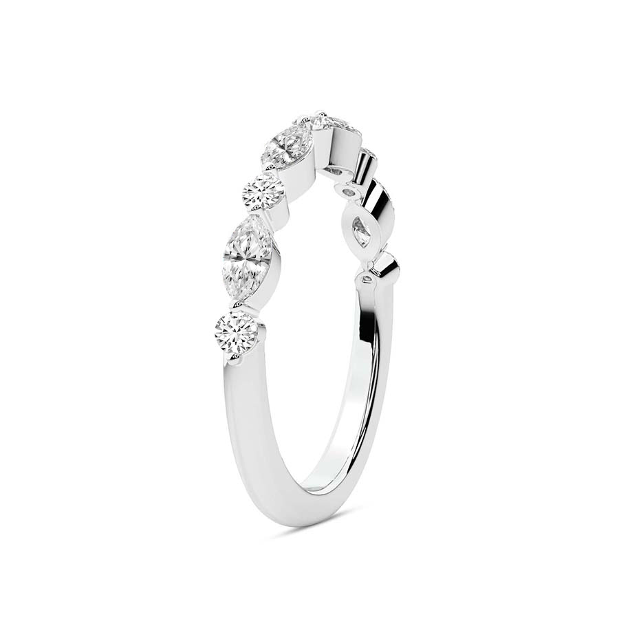 10kt White Gold Shailene Wedding Band (3/4 Ct. Tw.) left