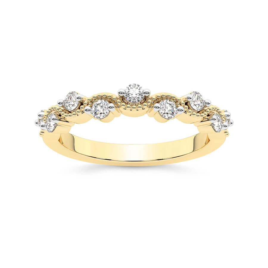 9ct Yellow Gold Esme Wedding Band (1/3 Ct. Tw.) front image