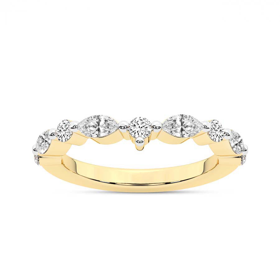 14ct Yellow Gold Abigail Wedding Band (7/8 Ct. Tw.) front image