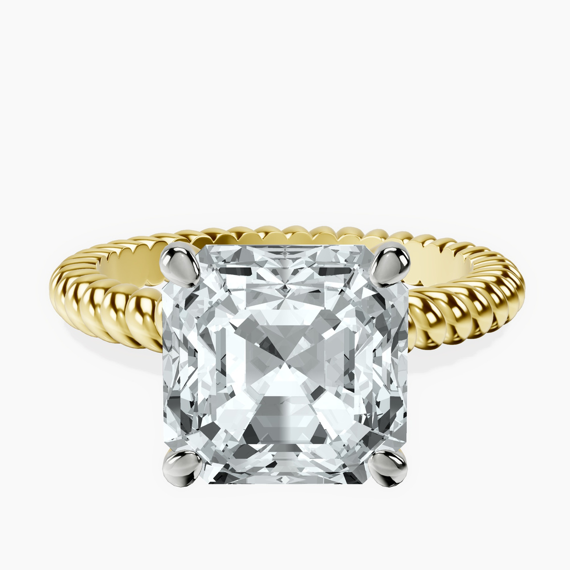 10kt Yellow Gold Sansa Solitaire Lab Diamond Ring front image