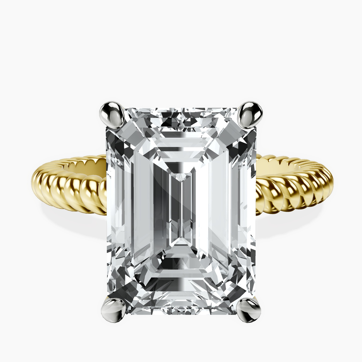14kt Yellow Gold Sansa Solitaire Lab Diamond Ring front image