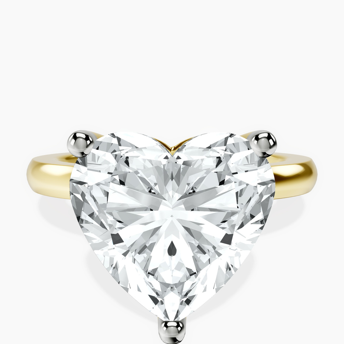 14kt Yellow Gold Quinn Solitaire Lab Diamond Ring front image