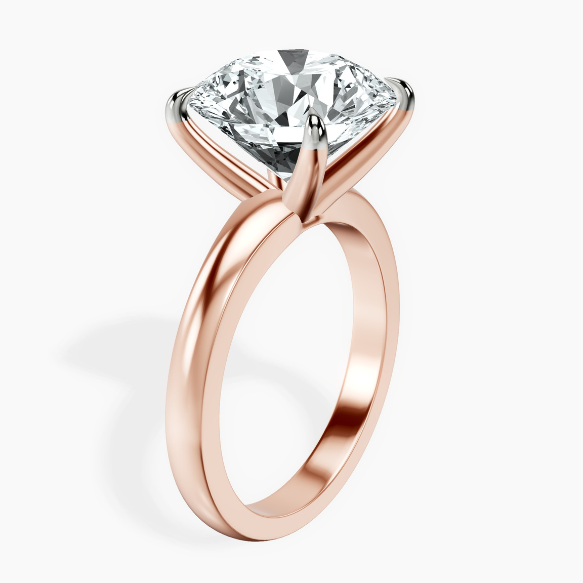 14kt Rose Gold Arielle Solitaire Lab Diamond Ring standing product image one