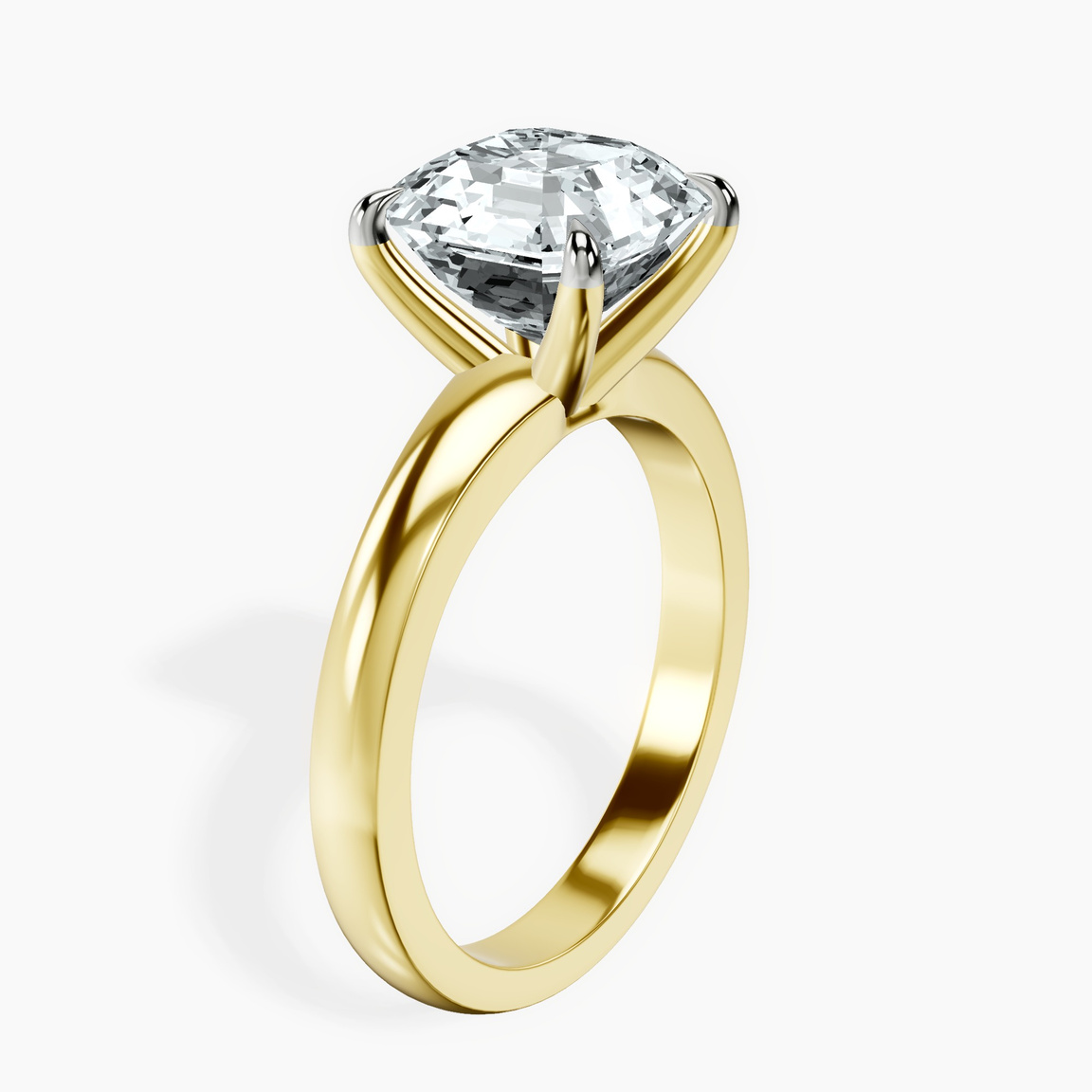 10kt Yellow Gold Arielle Solitaire Lab Diamond Ring standing product image one
