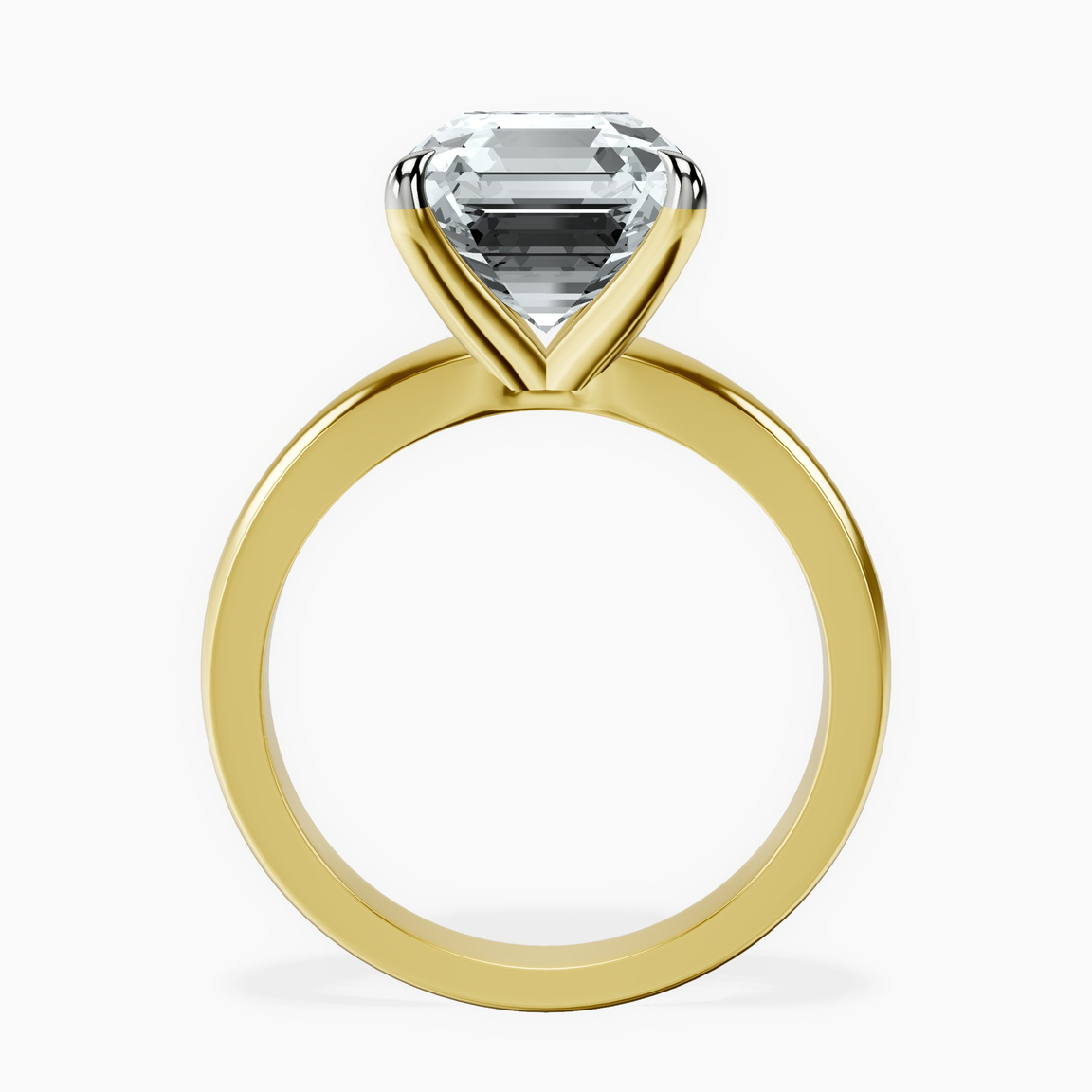 18kt Yellow Gold Arielle Solitaire Lab Diamond Ring side right image one