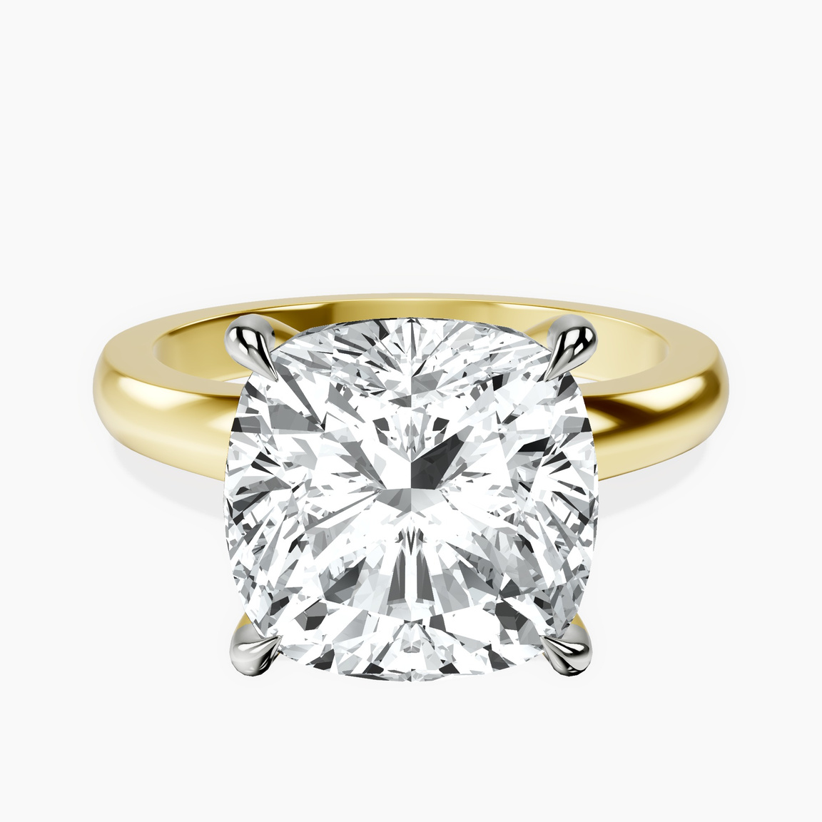 10kt Yellow Gold Arielle Solitaire Lab Diamond Ring front image