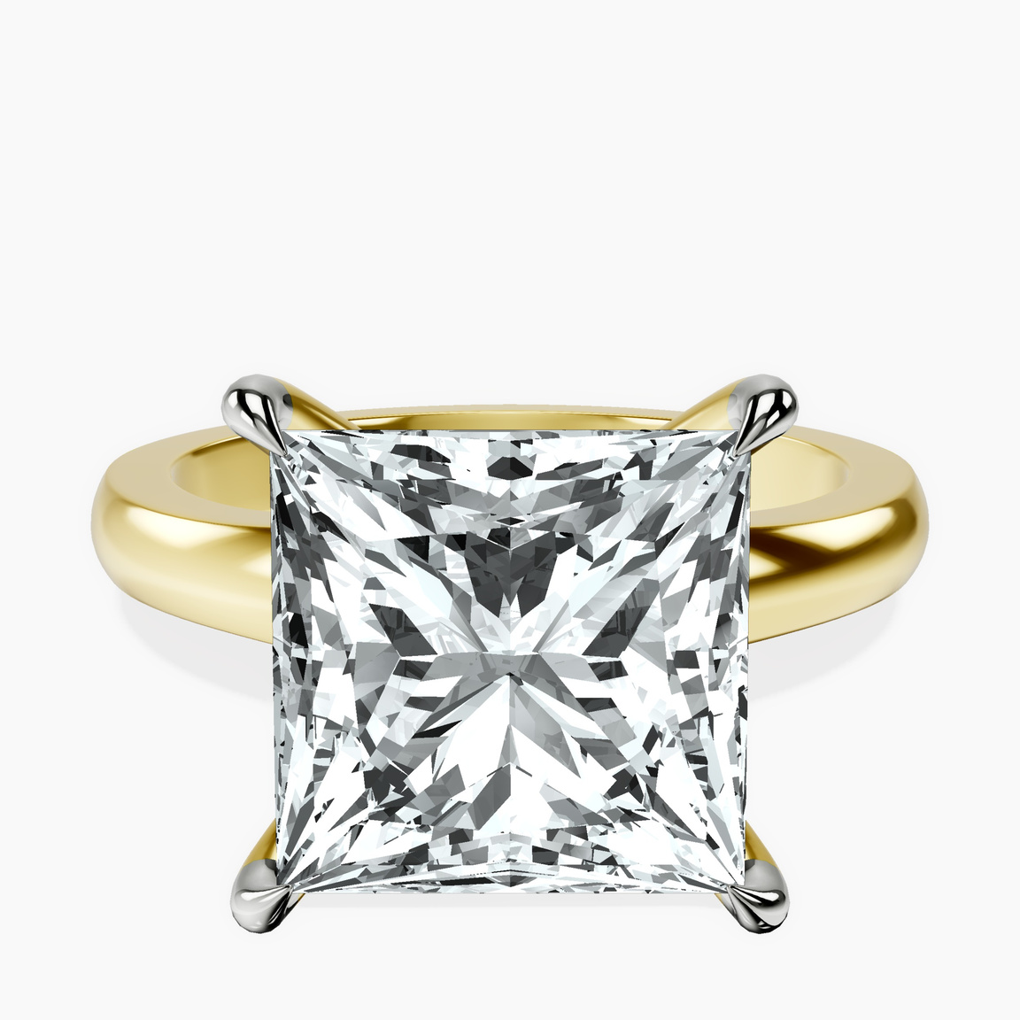 10kt Yellow Gold Arielle Solitaire Lab Diamond Ring front image