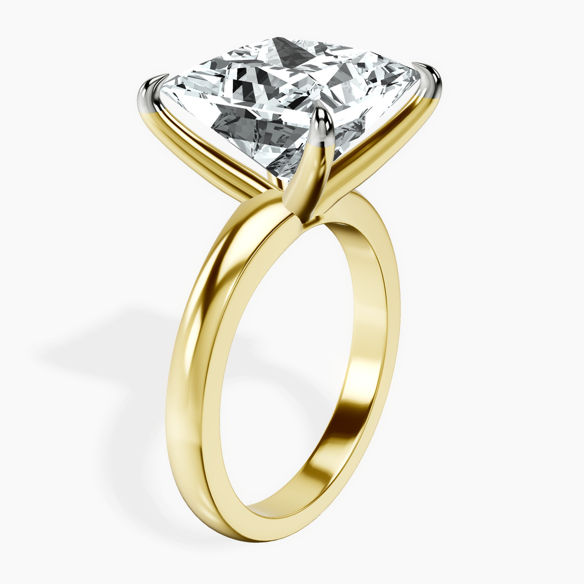 14kt Yellow Gold Arielle Solitaire Lab Diamond Ring standing product image one