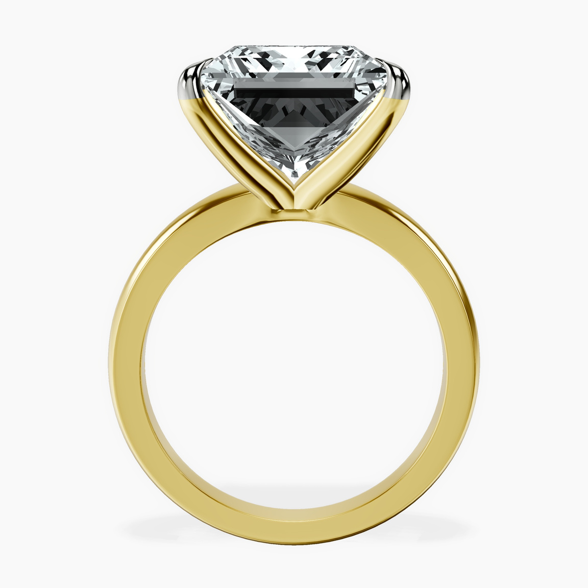 14kt Yellow Gold Arielle Solitaire Lab Diamond Ring side right image one
