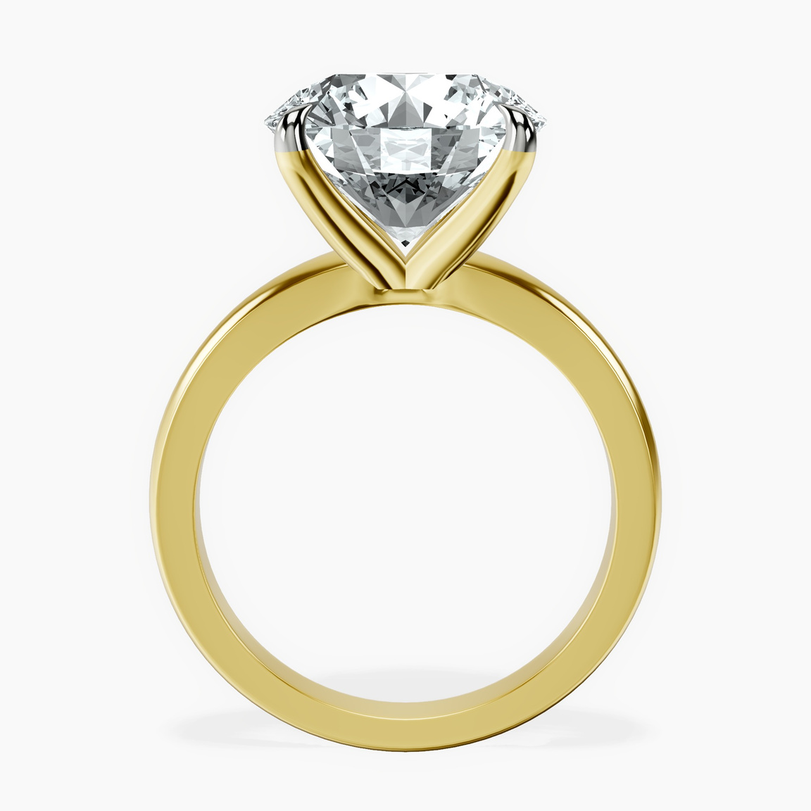 10kt Yellow Gold Arielle Solitaire Lab Diamond Ring side right image one