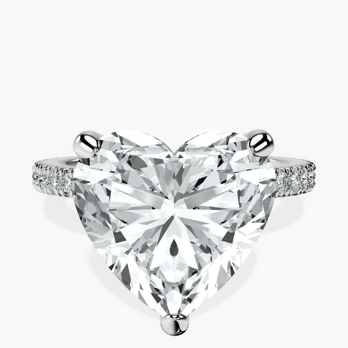 10kt White Gold Claire Full Eternity Lab Diamond Ring front image