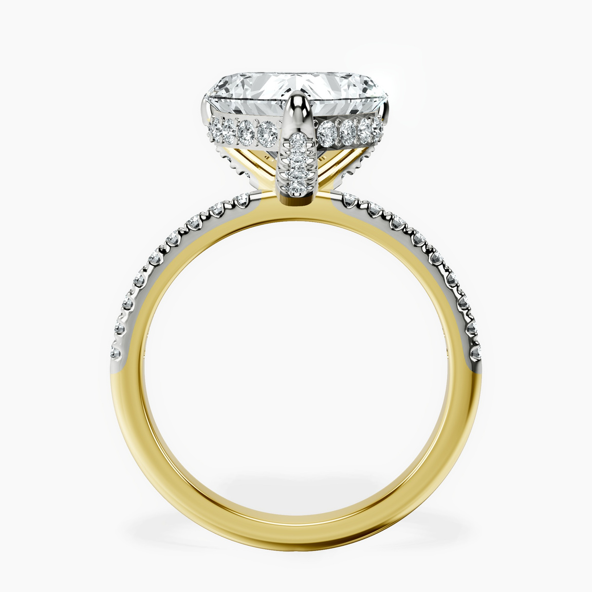 14kt Yellow Gold Serena Eternity Lab Diamond Ring side right image one