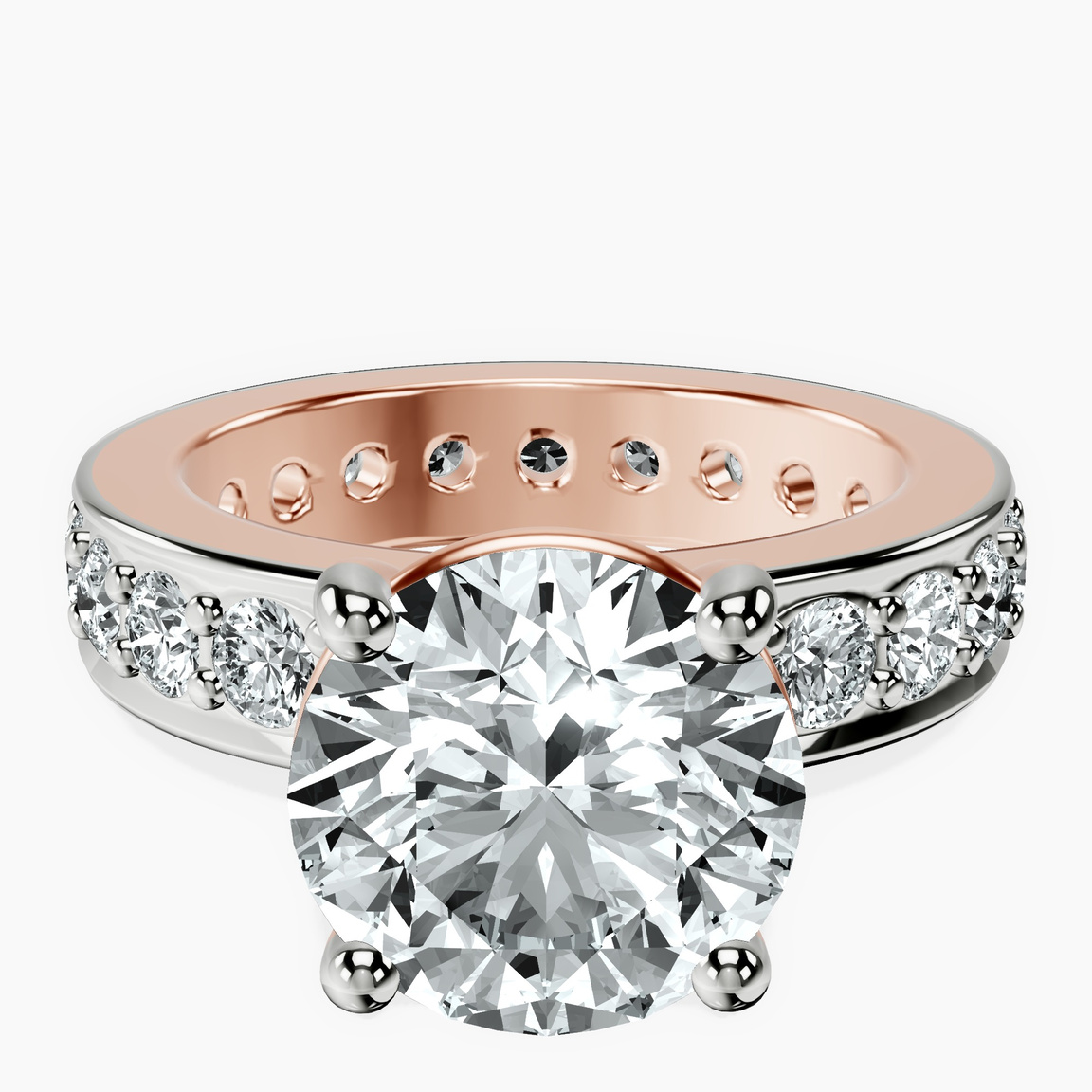 10kt Rose Gold Madeline Full Eternity Lab Diamond Ring front image