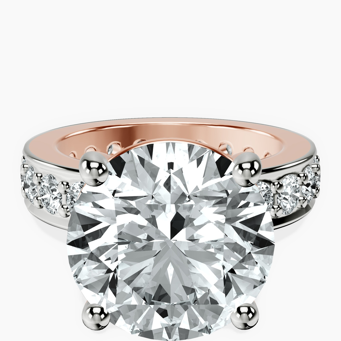 10kt Rose Gold Madeline Full Eternity Lab Diamond Ring front image