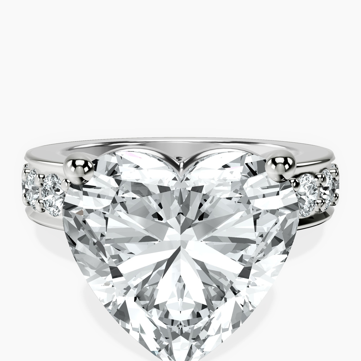 Platinum Madeline Full Eternity Lab Diamond Ring front image