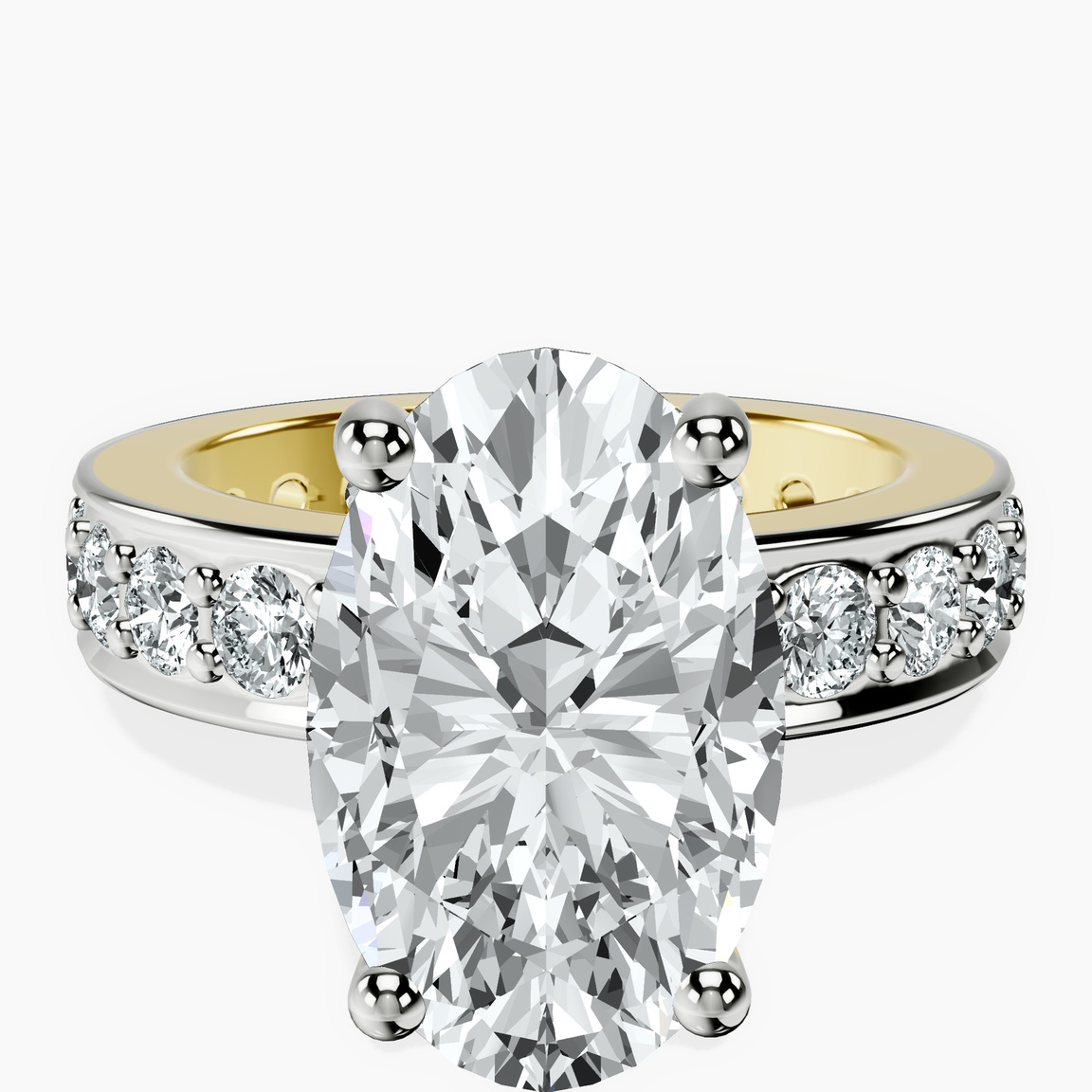 10kt Yellow Gold Madeline Full Eternity Lab Diamond Ring front image