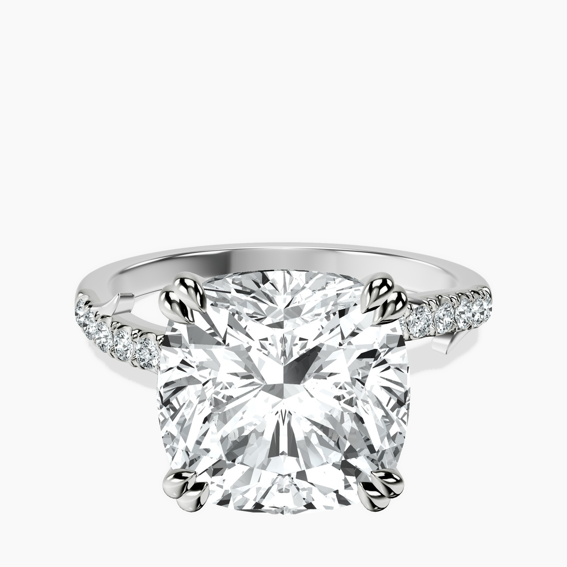 Platinum Phoebe Twigs Lab Diamond Ring front image