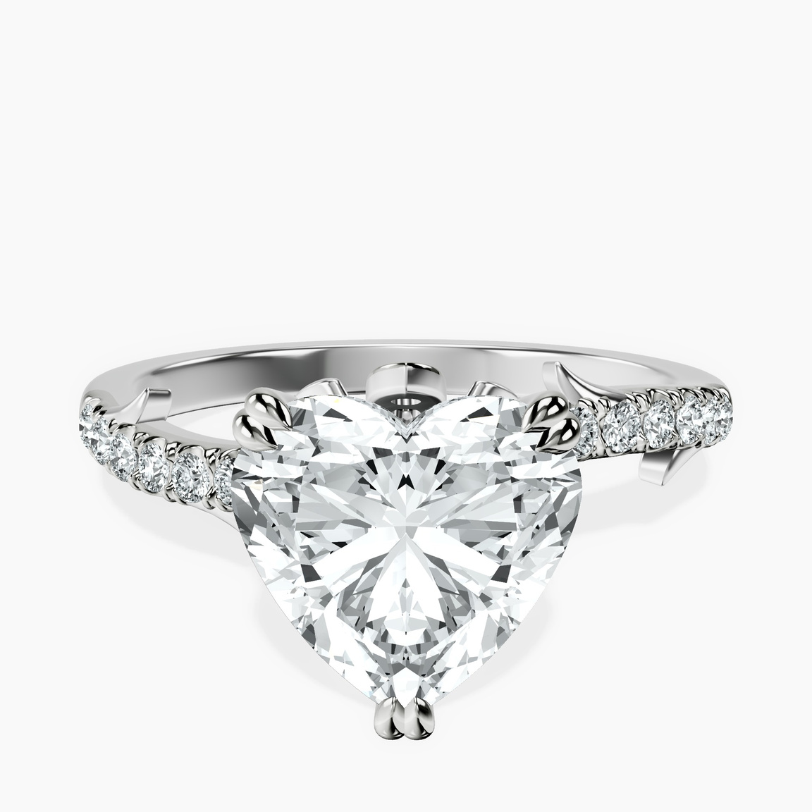 Platinum Phoebe Twigs Lab Diamond Ring front image