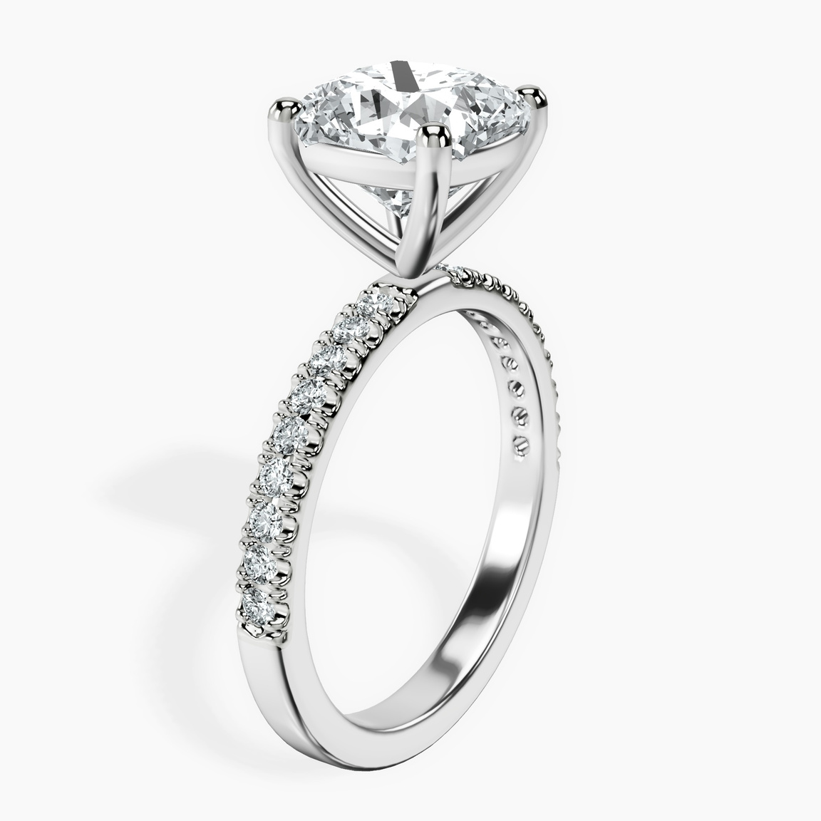 10kt White Gold Nomi Classic Eternity Lab Diamond Ring standing product image one