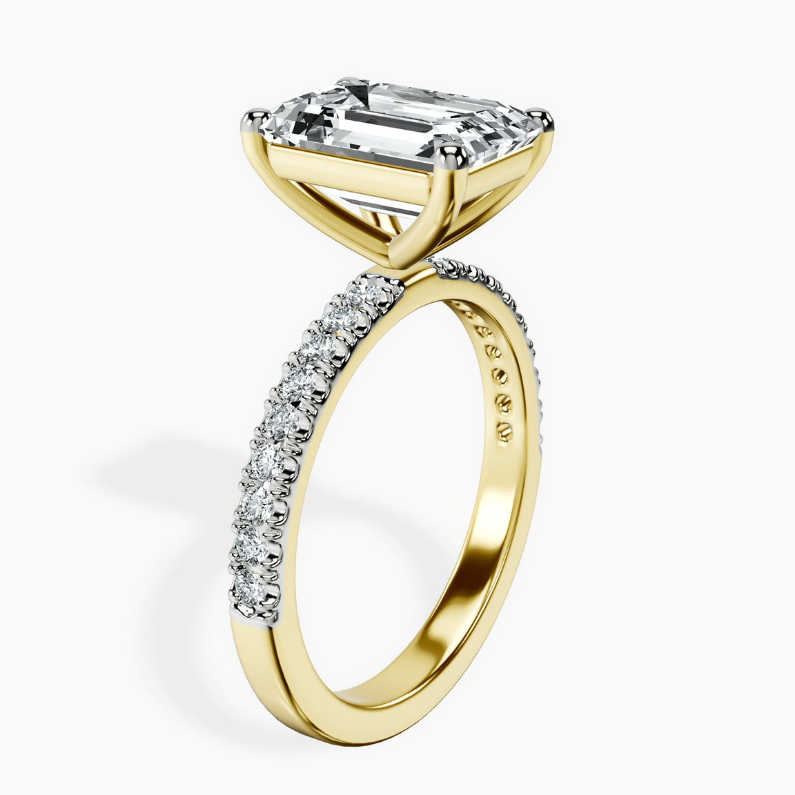 10kt Yellow Gold Nomi Classic Eternity Lab Diamond Ring standing product image one