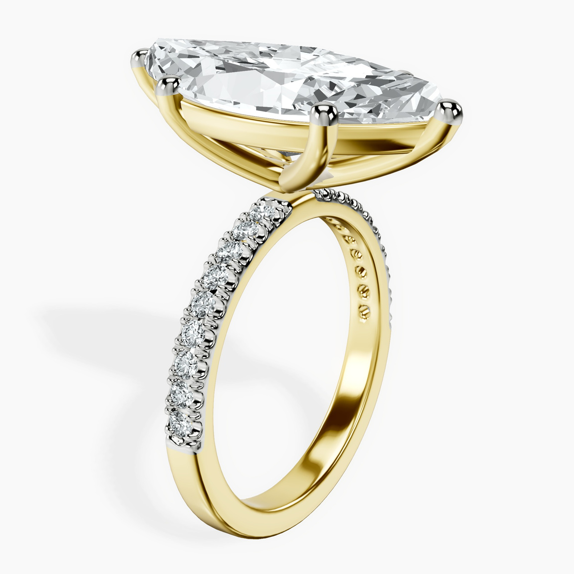 14kt Yellow Gold Nomi Classic Eternity Lab Diamond Ring standing product image one