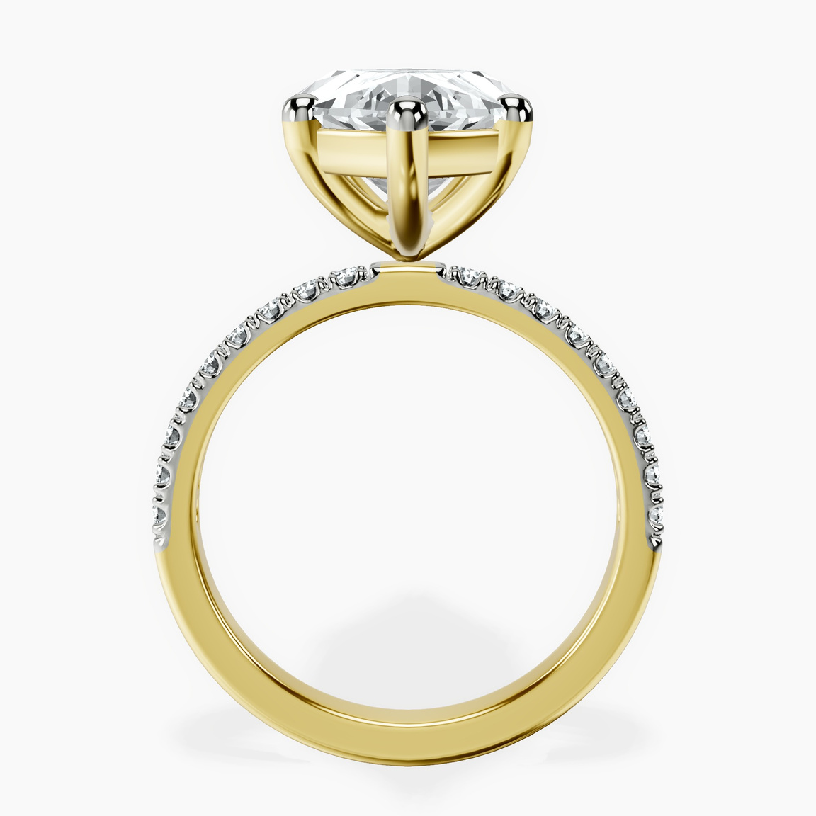 14kt Yellow Gold Nomi Classic Eternity Lab Diamond Ring side right image one