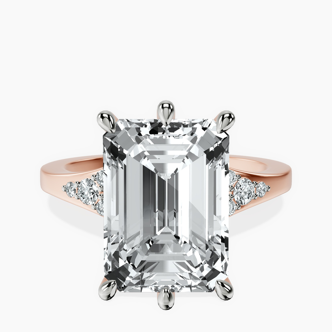 10kt Rose Gold Celestial Splendor Lab Diamond Ring front image