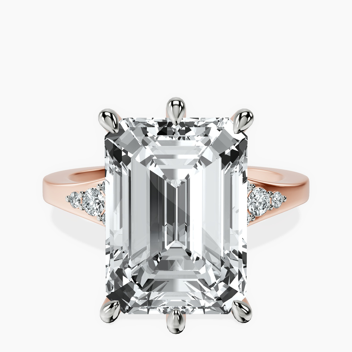 10kt Rose Gold Celestial Splendor Lab Diamond Ring front image