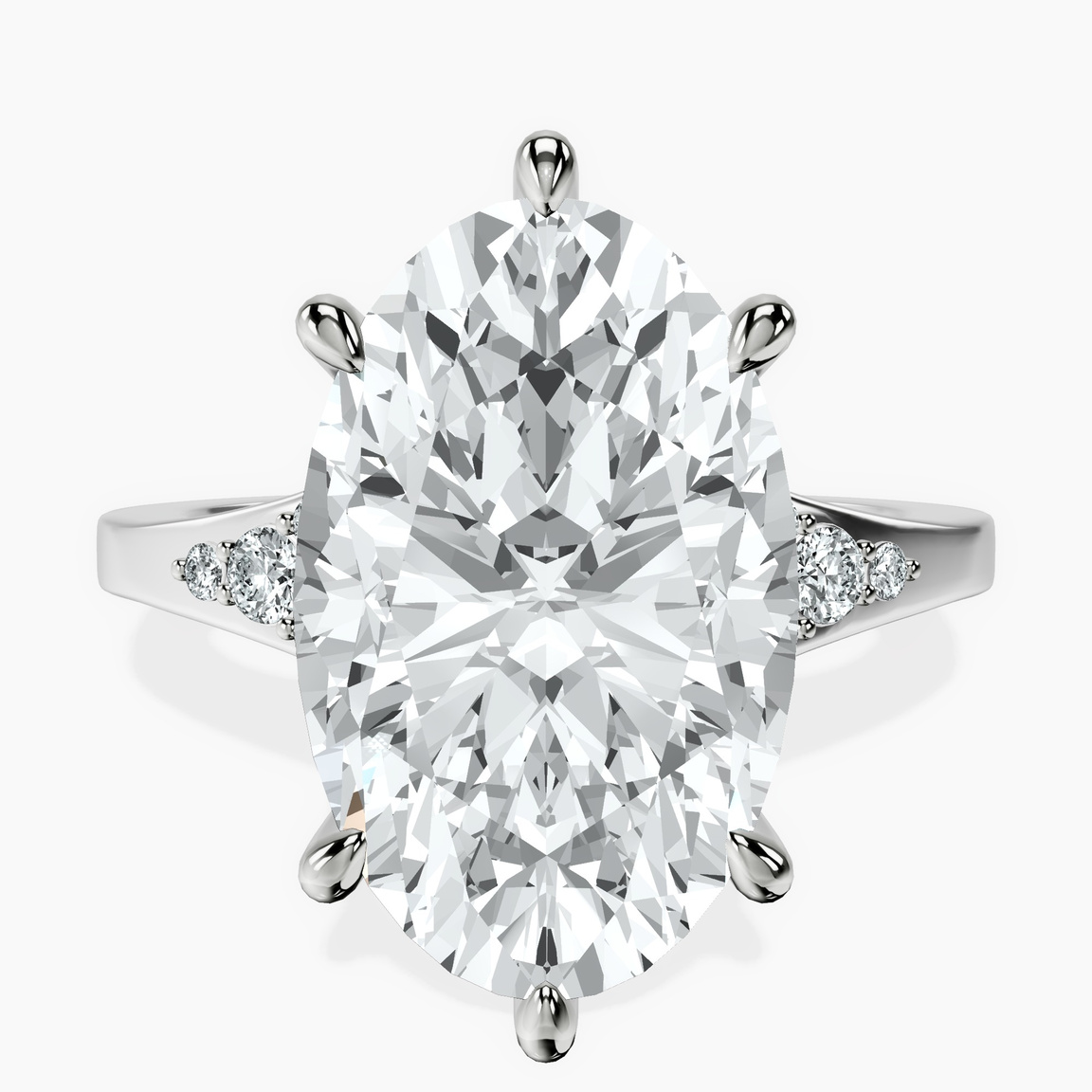 18kt White Gold Celestial Splendor Lab Diamond Ring front image